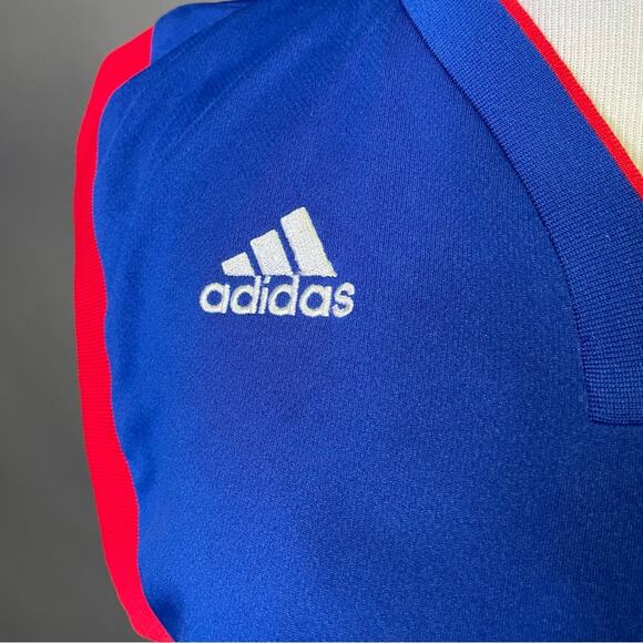 Detroit Pistons NBA Jersey Harris 34 Small Adidas Red Blue Basketball - Picture 2 of 9